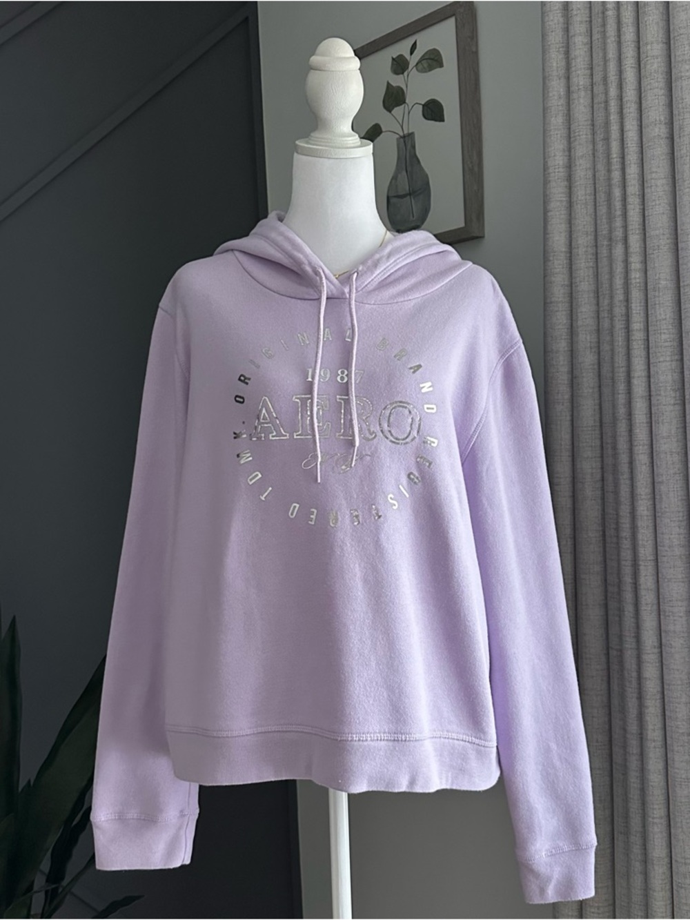 Aero Lavender Hooded Sweatshirt - Women’s Casual Pullover